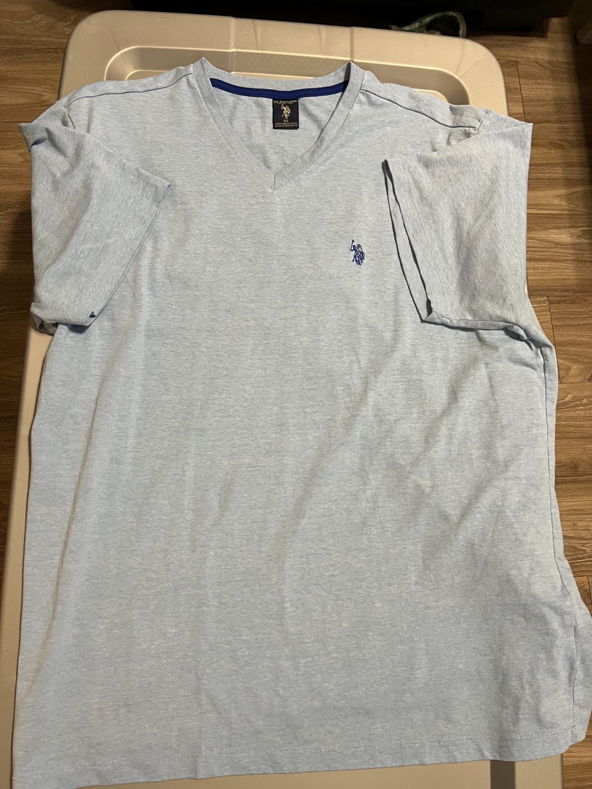 US Polo association Mens T-shirt Lite Blue