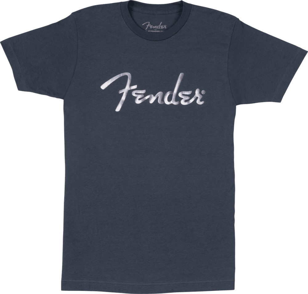 Fender Guitars Galaxy Logo Tee/T-Shirt, Indigo Smoke Blue, L, LARGE