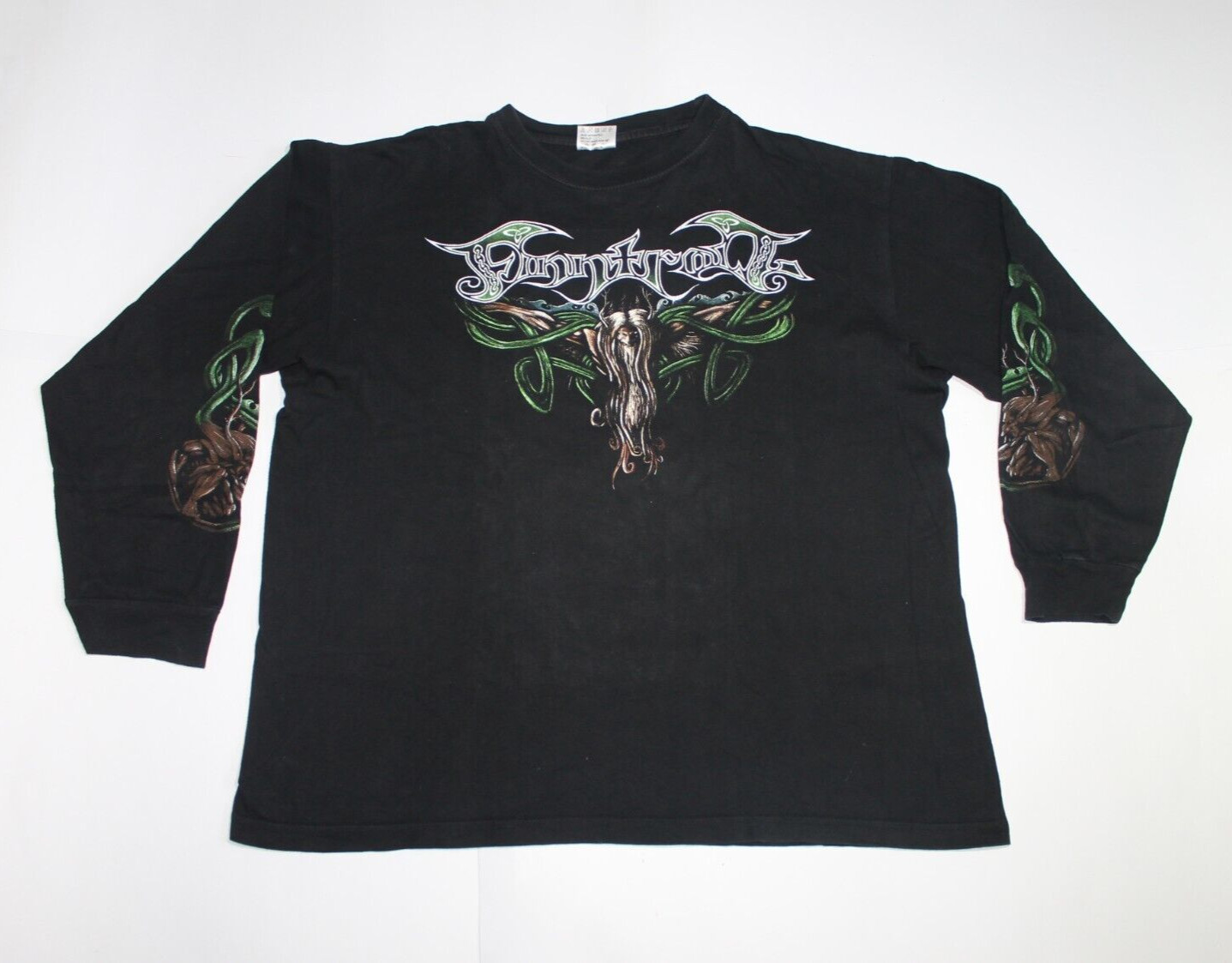 Y2K 2004 Finntroll Long Sleeve Shirt Vi, Som Har Det Iskalla Trollblod Large
