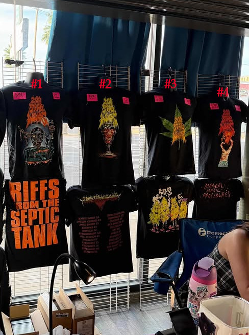 200 Stab Wounds Riffs From The Septic Tank T-Shirt, Death Metal Merch, reprint