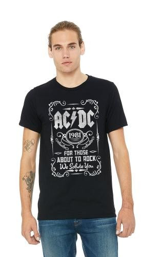 AC/DC 1981 For Those About To Rock T-Shirt New