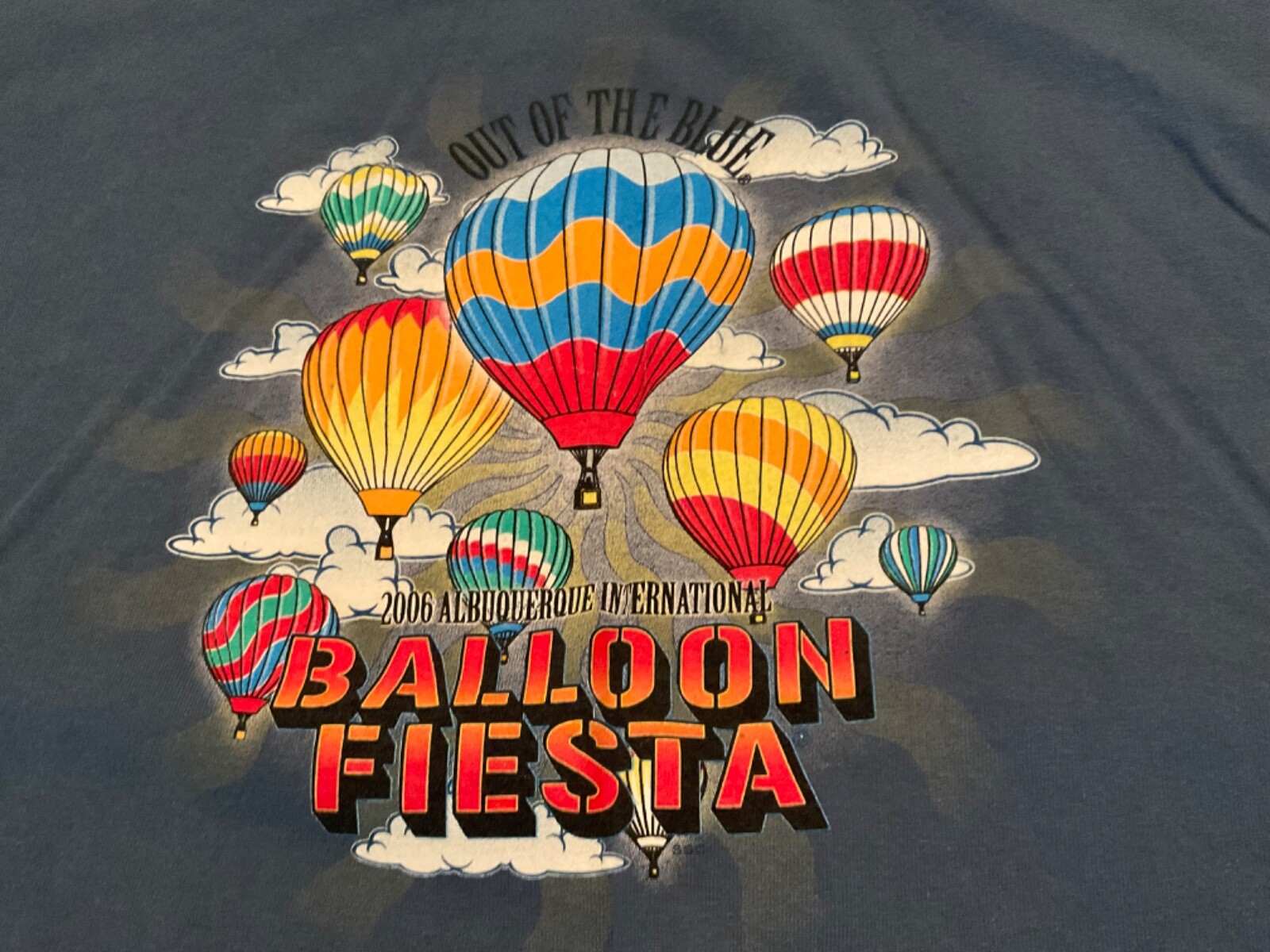 VINTAGE Y2K INTERNATIONAL BALLOON FESTIVAL ALBUQUERQUE NM T-SHIRT ( MENS XL )