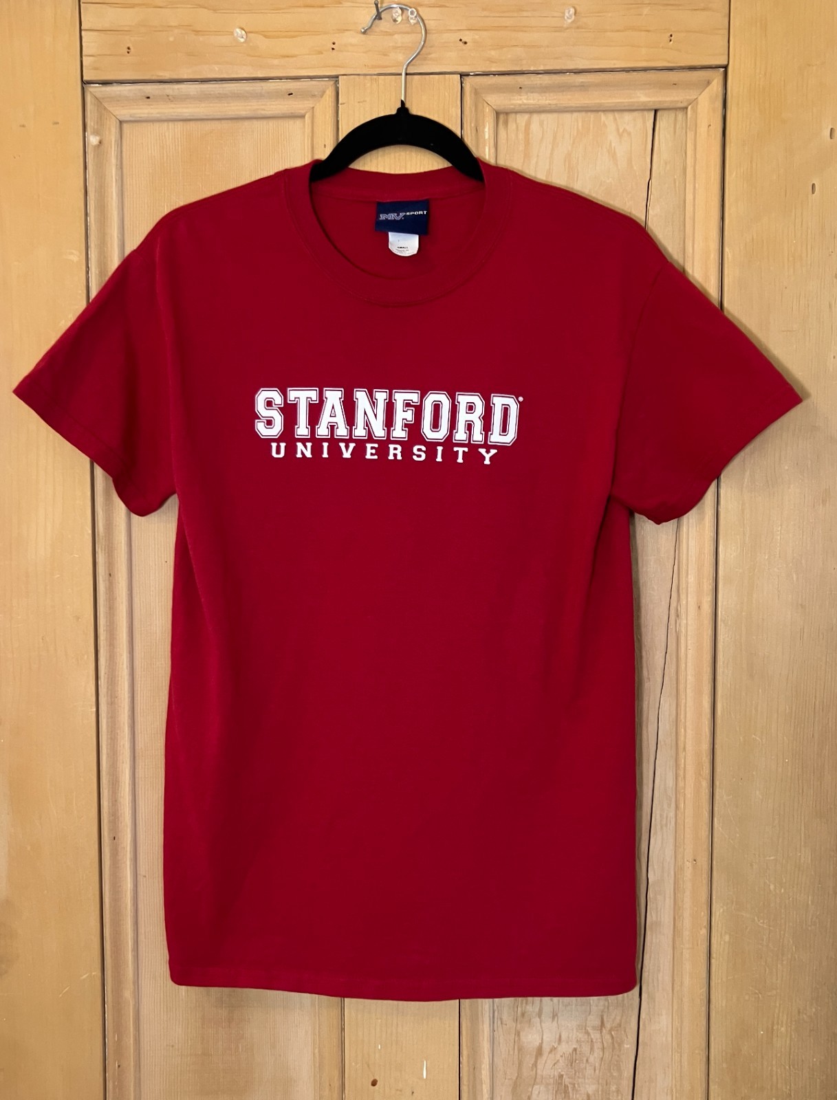 MV Sport Mens Vintage Y2K Stanford University Tee T-Shirt Size Small Red SP EXC