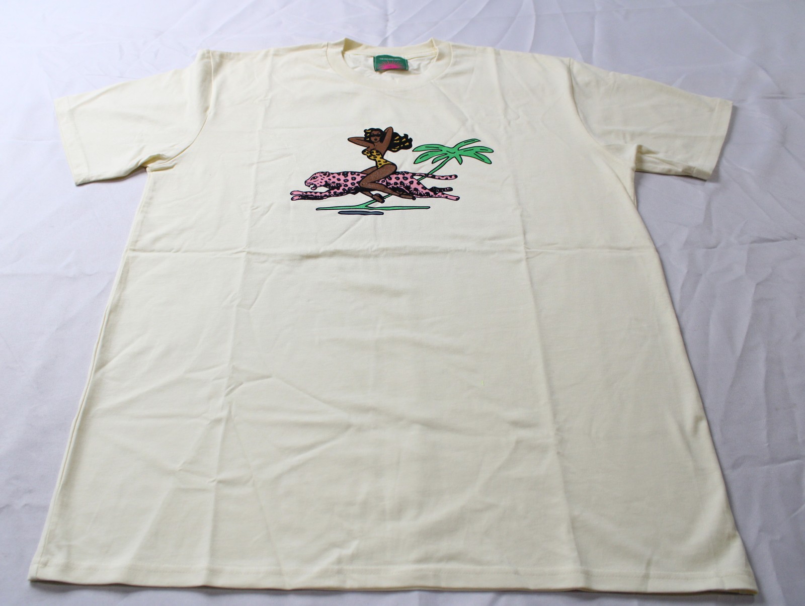 The Paradise Suite x Bobby Joseph Adults&rsquo; Roberts Ave Tee NC3 Cream Size XL NWT