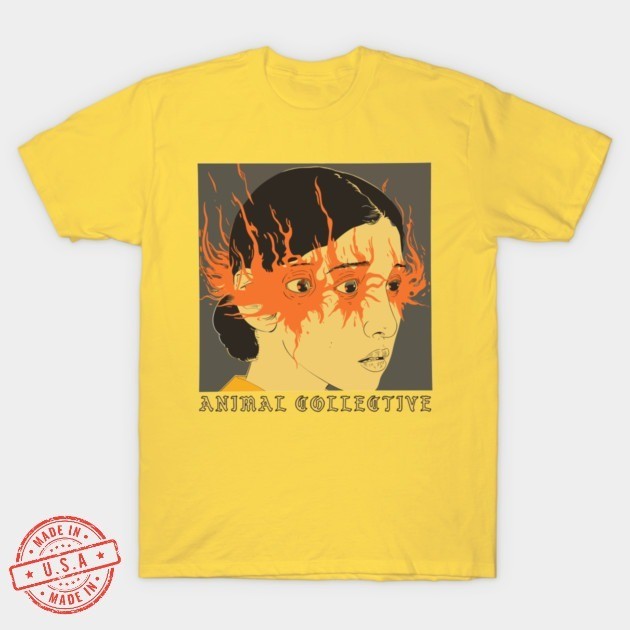 Animal Collective Graphic Tee Artistic Band Shirt Streetwear T-Shirt S-4XL