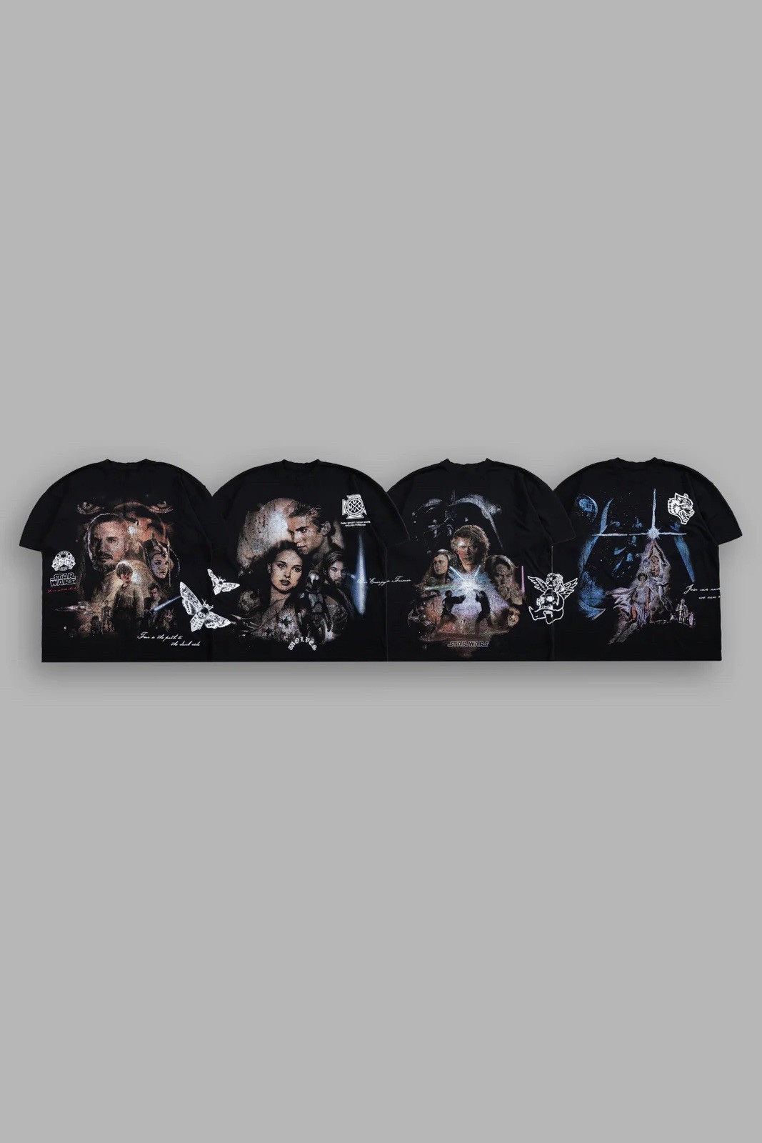 DARC SPORT STAR WARS SERIES « SIDE-BY-SIDE » TEE BOX SET IN BLACK. SIZE MEDIUM