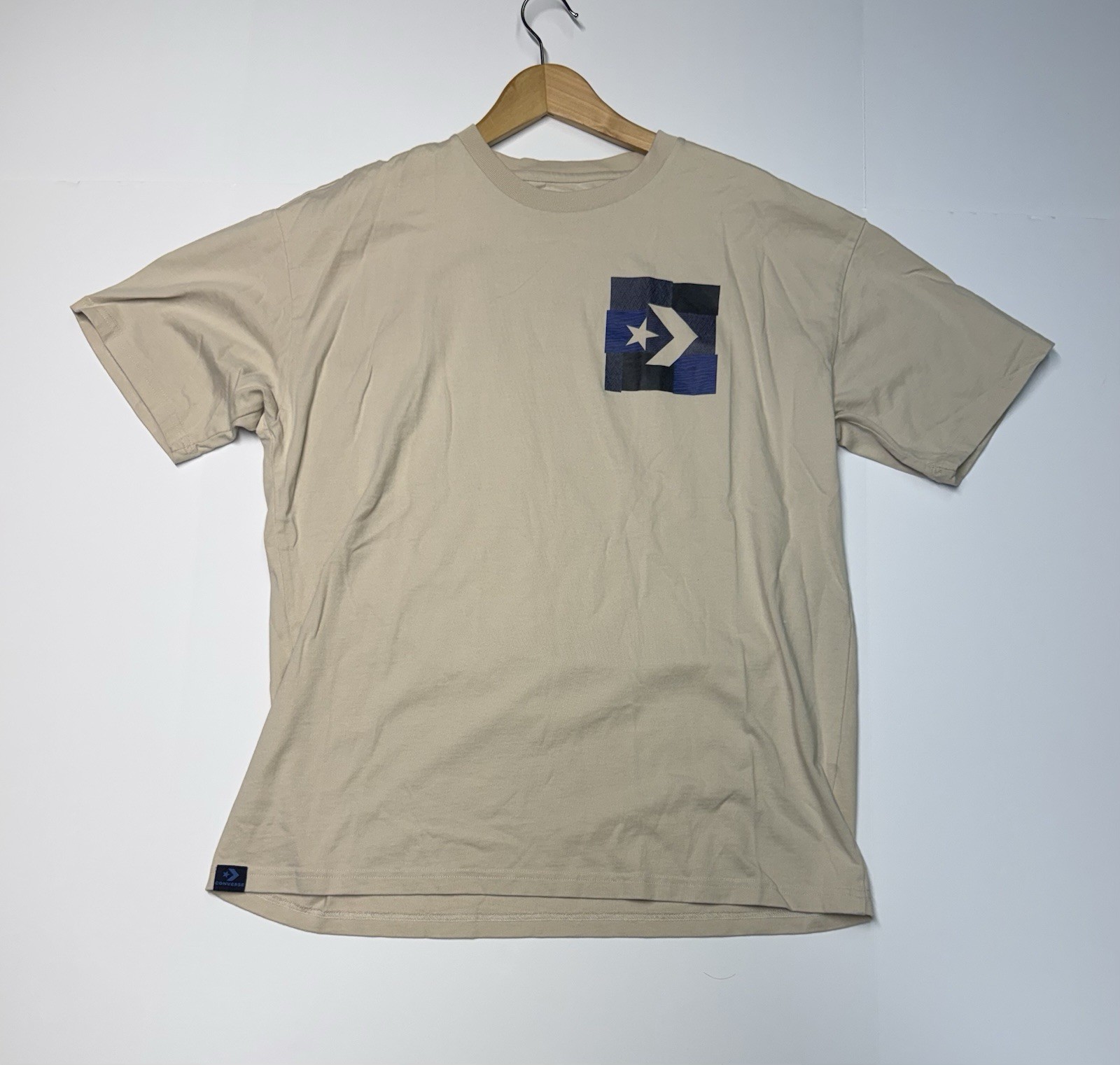 Lot Of 2 Converse T Shirts Oversized Fit Short Sleeve Mens Size Large Graphic T