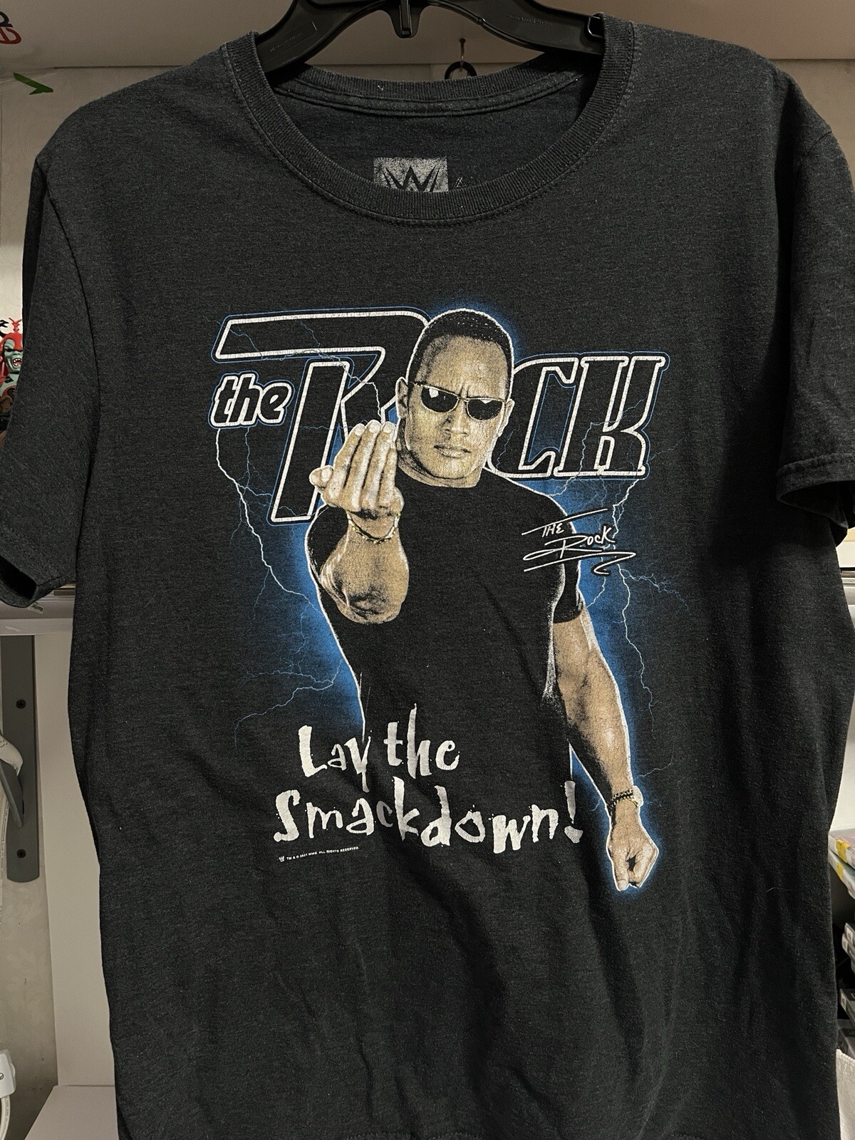 The Rock Legends Black T-Shirt Size LARGE