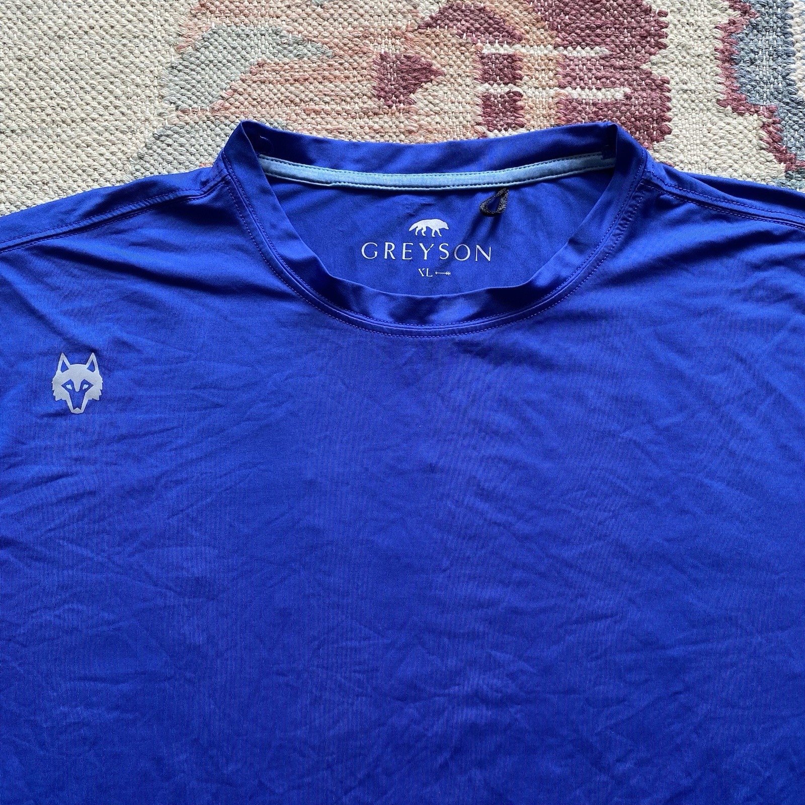 Greyson Mojave Blue T Shirt XL Short Sleeve Golf