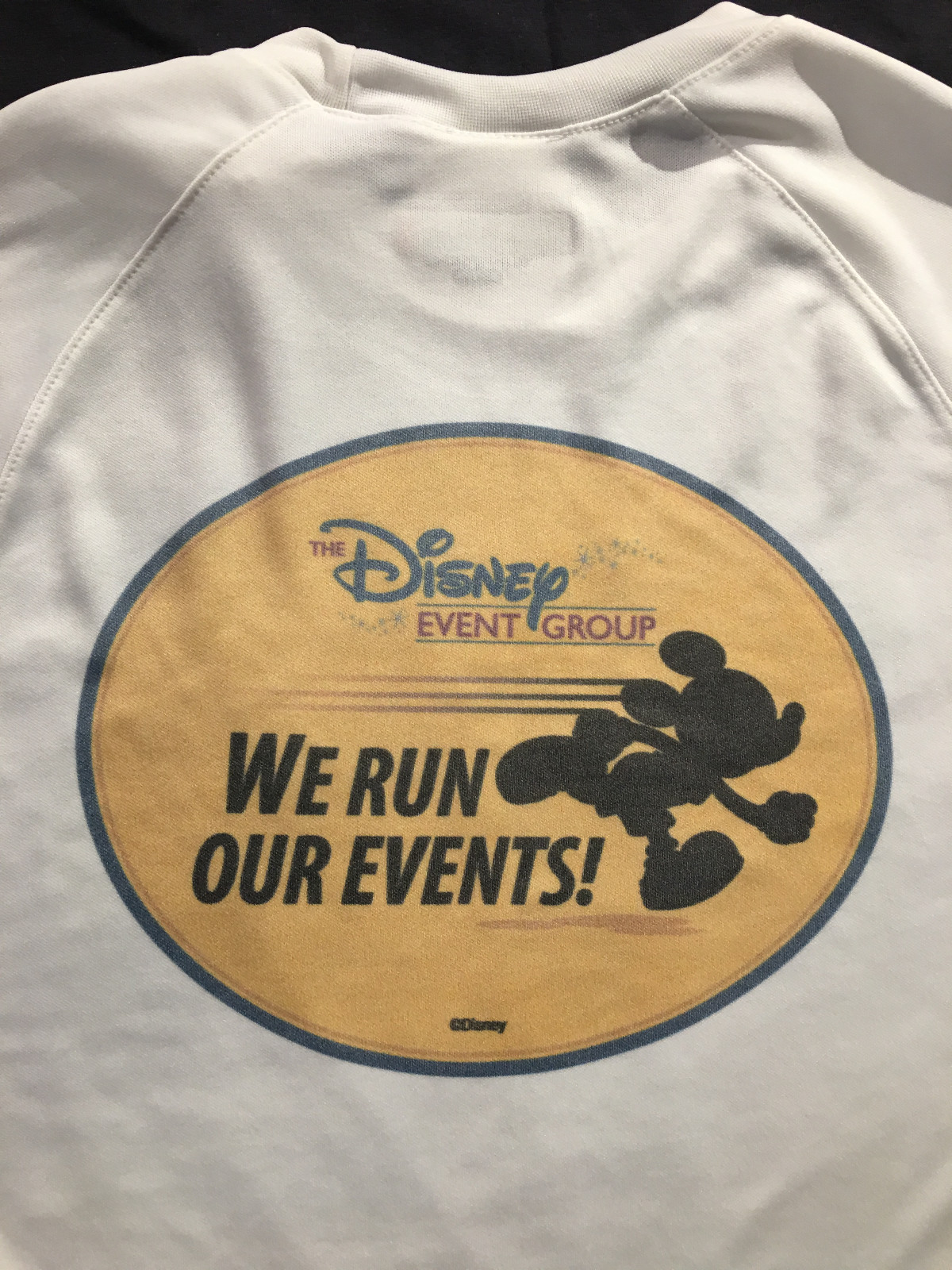 Disney Staff Event Group Logo White T-Shirt Sz.XS