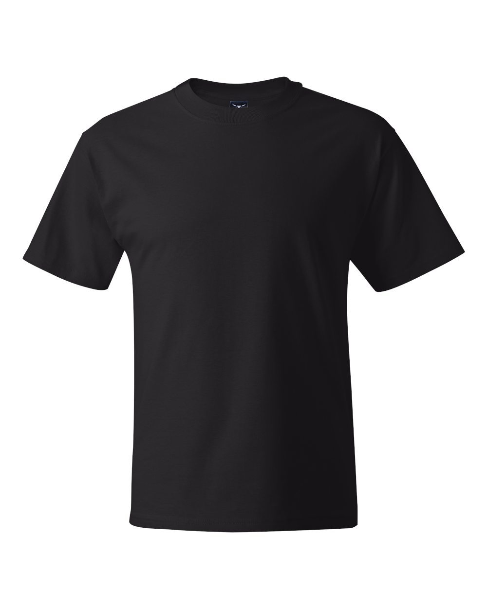 6 Pack Hanes Beefy T Shirts BLACK 5180 S-5XL Wholesale Cotton Short Sleeve NEW