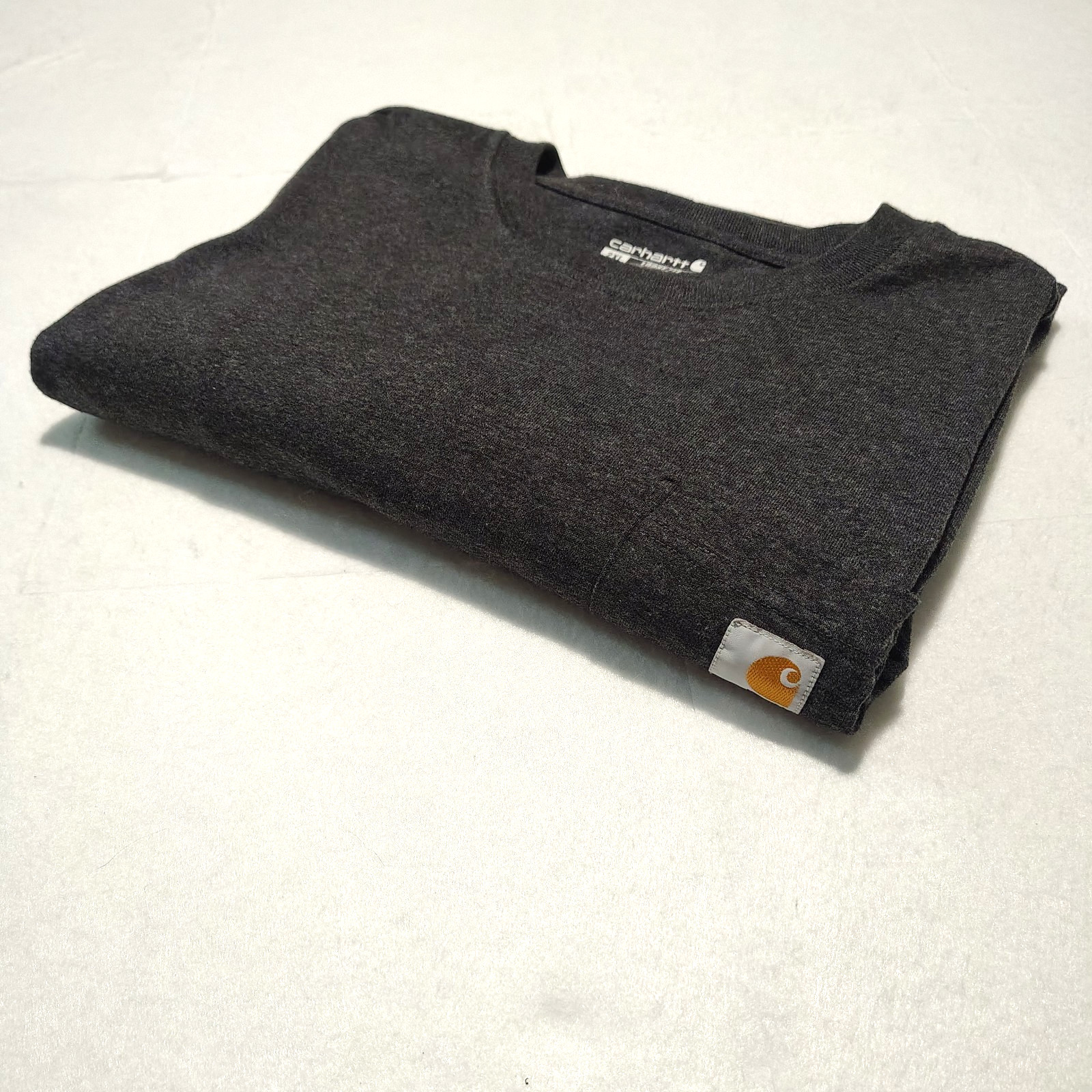 Carhartt Men&rsquo;s Crew Neck T-shirt Dark Gray 2x TALL W/ Pocket Loose Fit Relaxed
