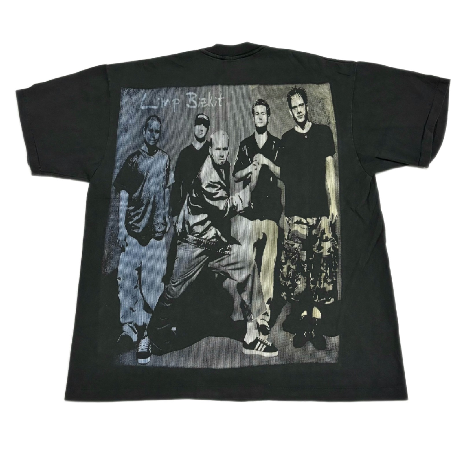 Vintage Limp Bizkit AOP Hot Dog Flavored Water Flip 90s Band XL T-Shirt REPRINT
