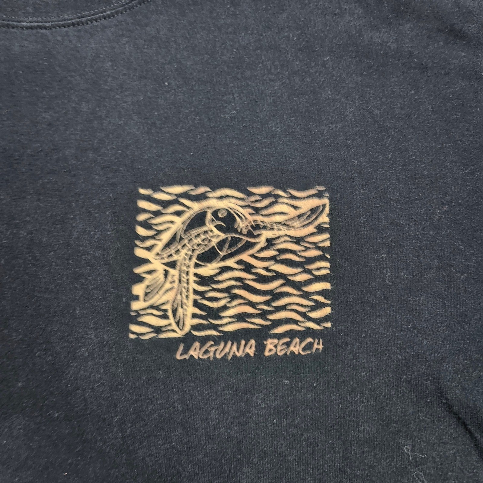 Crazy Shirt Hawaii Original Laguna Beach Sea Turtle Graphic Tee Black Mens XL