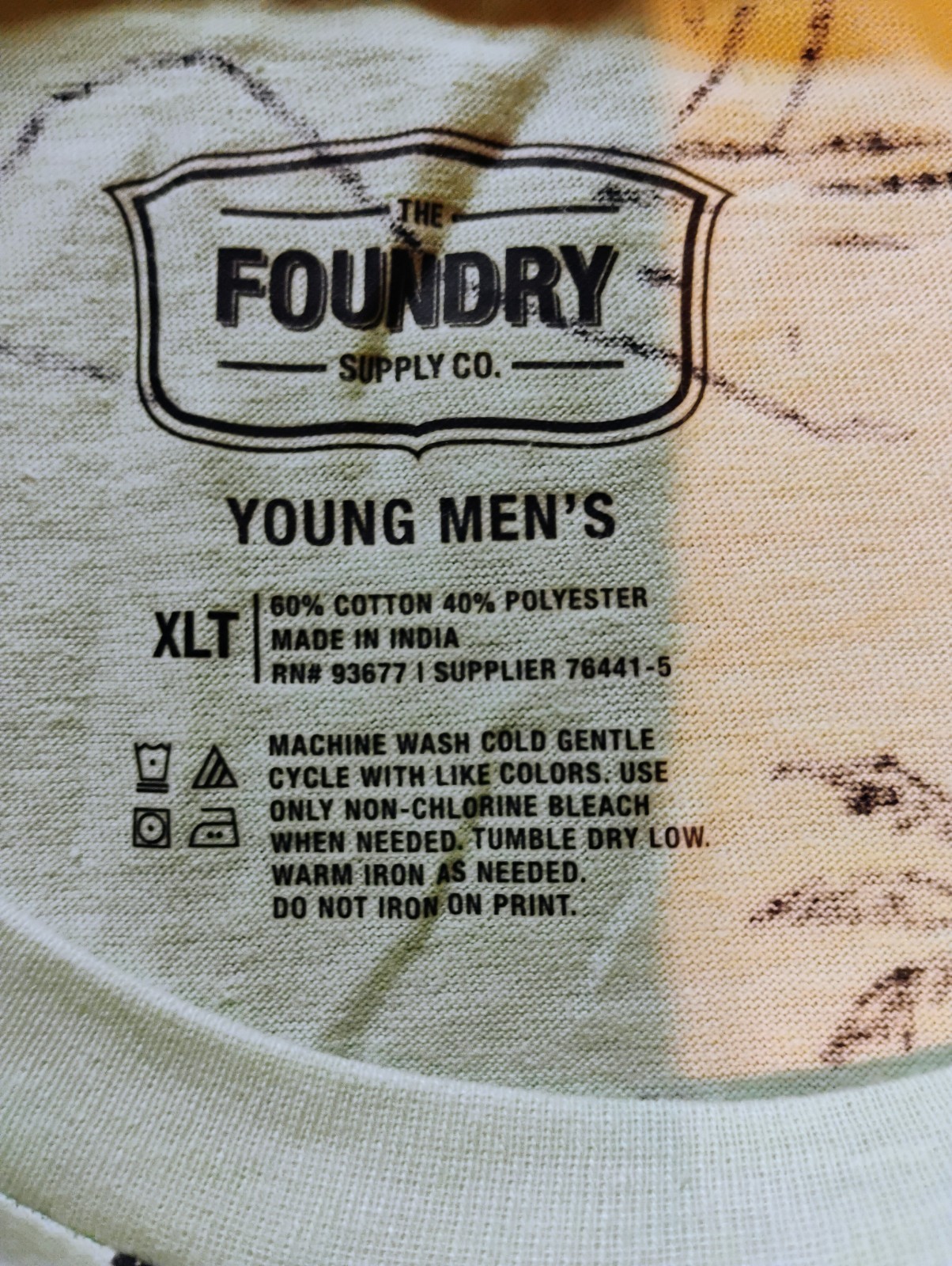 The Foundry Supply Co. Men&rsquo;s Jersey Graphic Beach XLT T-Shirt light-green