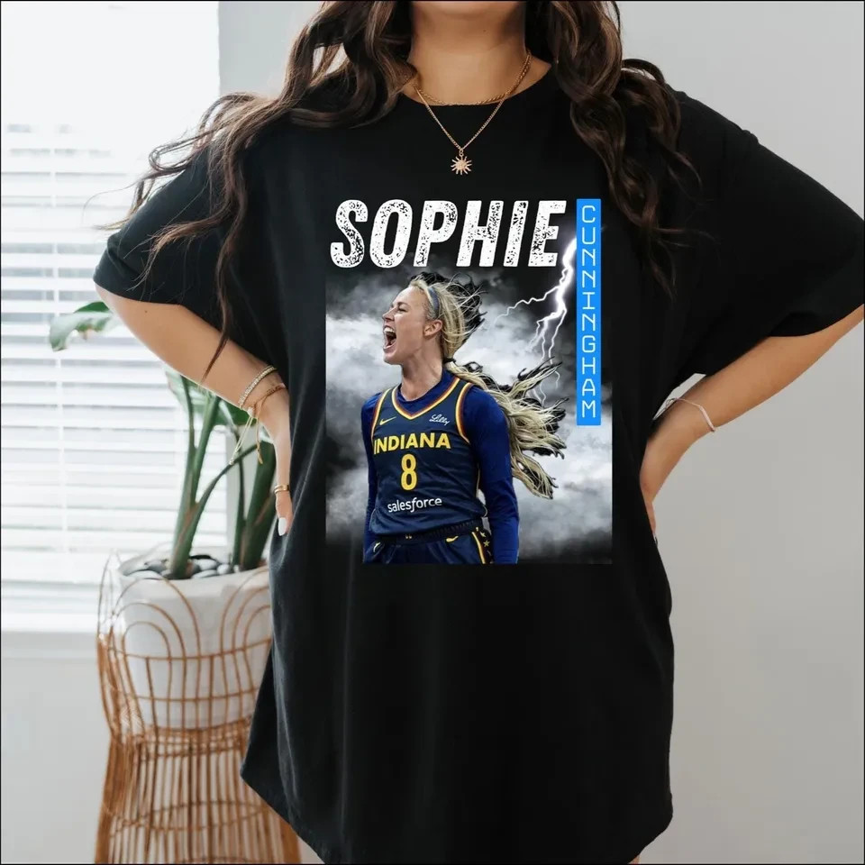 Sophie Cunningham Basketball Graphic T-Shirt Retro Fan Gift Tee