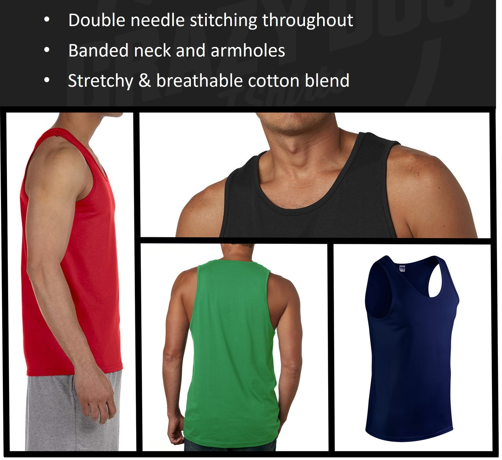 Mens Exercise Your Demons Fitness Tank Funny Halloween Fitness Workout Devil