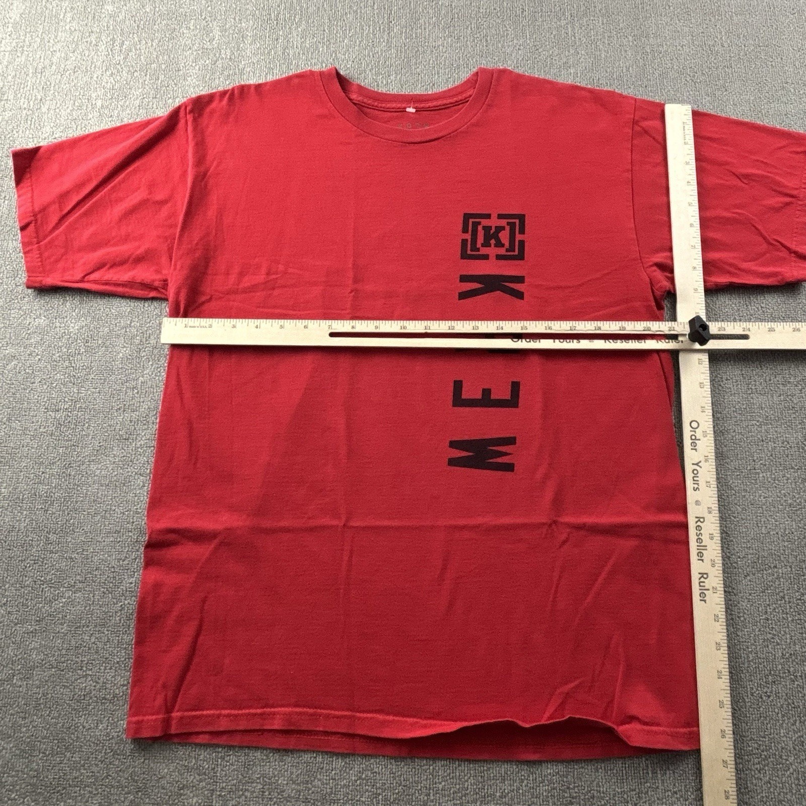 Krew Shirt Adult Large Red Short Sleeve Casual Streetwear Men&rsquo;s