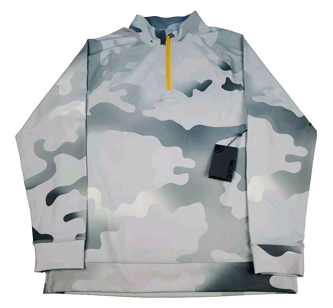 $195 NEW G/Fore Men&rsquo;s XL Gradient Camo Quarter Zip Long Sleeve Pullover Golf NWT