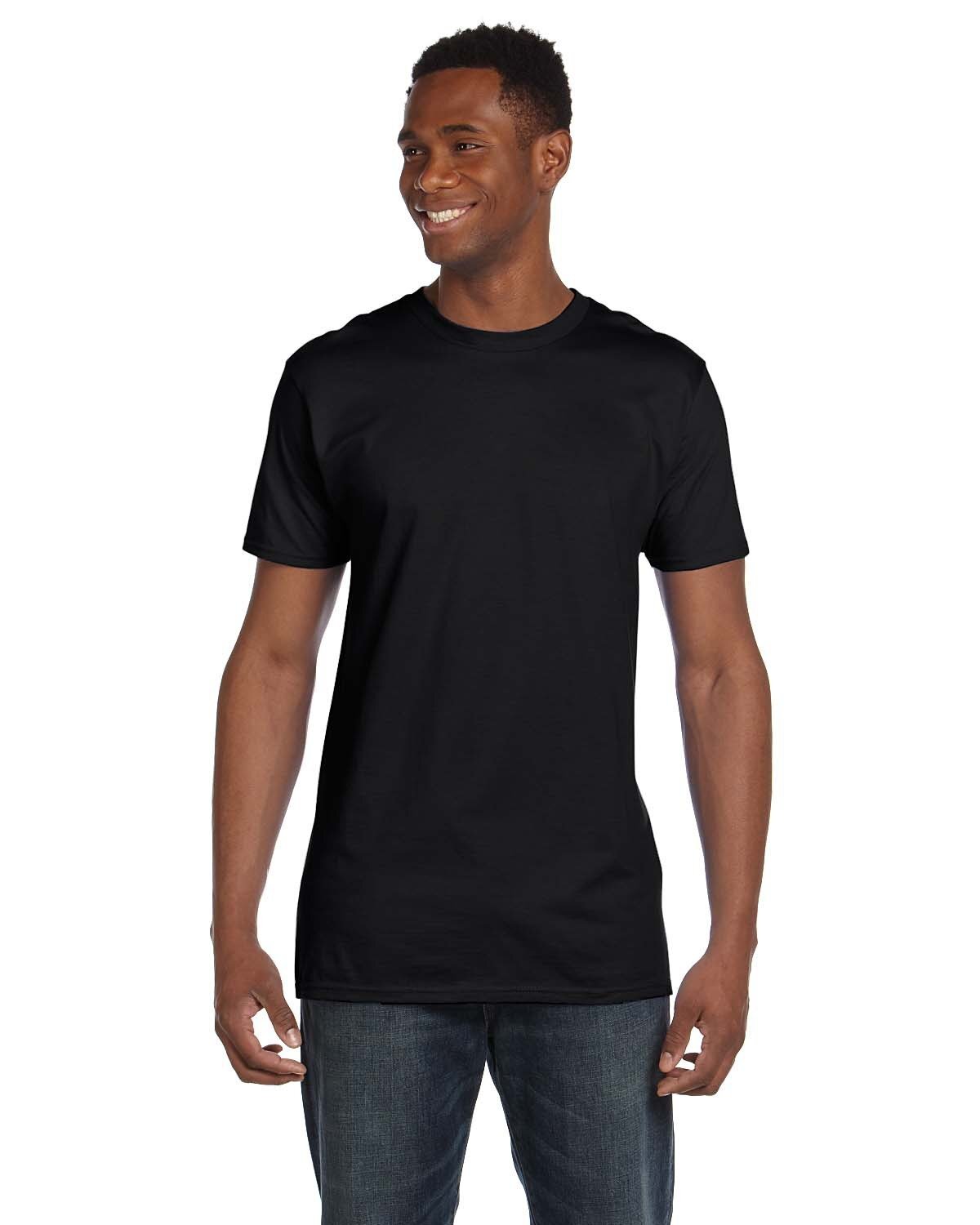 5 PACK OF Hanes Adult 4.5 oz. 100% Ringspun Cotton nano T-Shirt – 4980