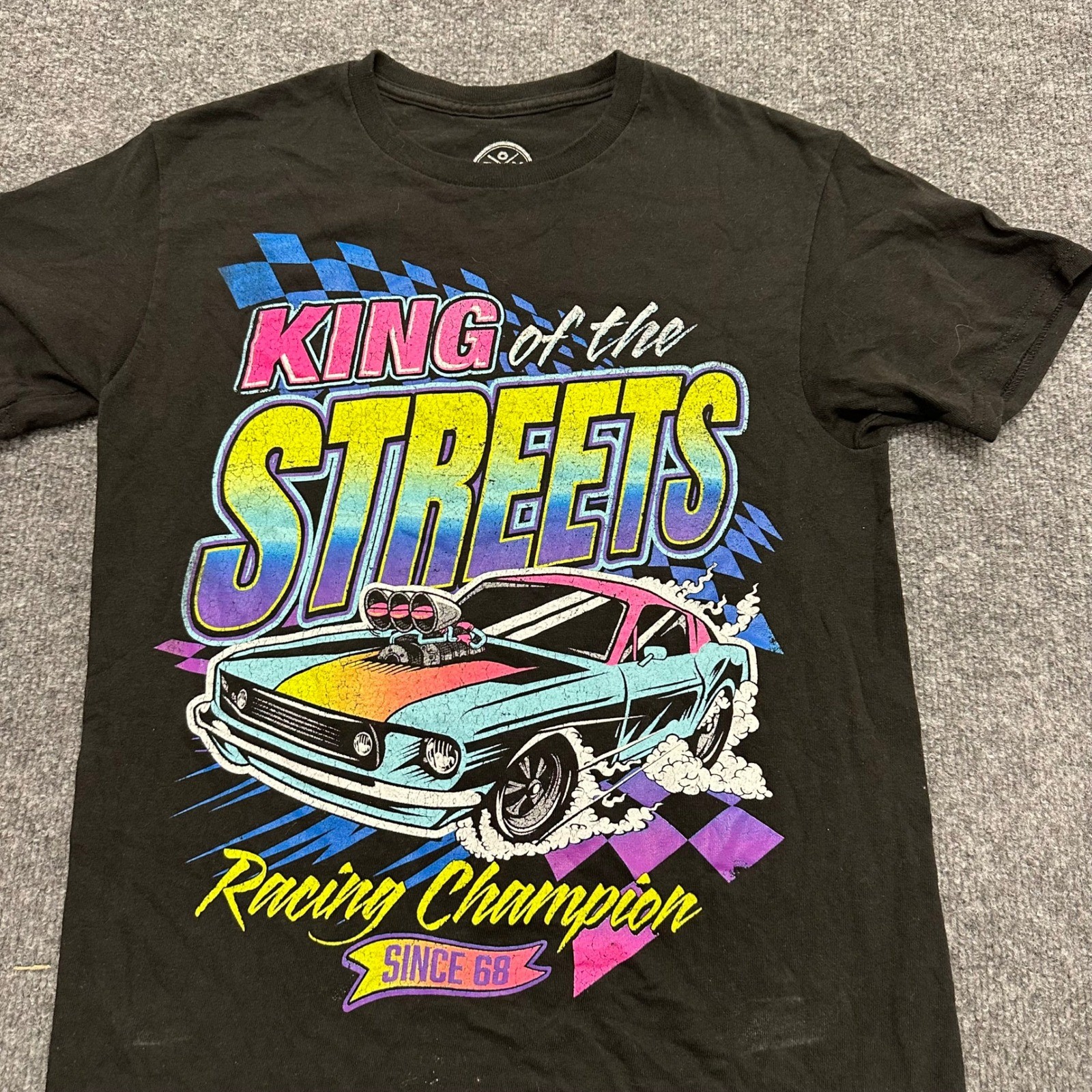 DOM T-Shirt Mens Size S Black King of the Streets Racing Graphic Cotton
