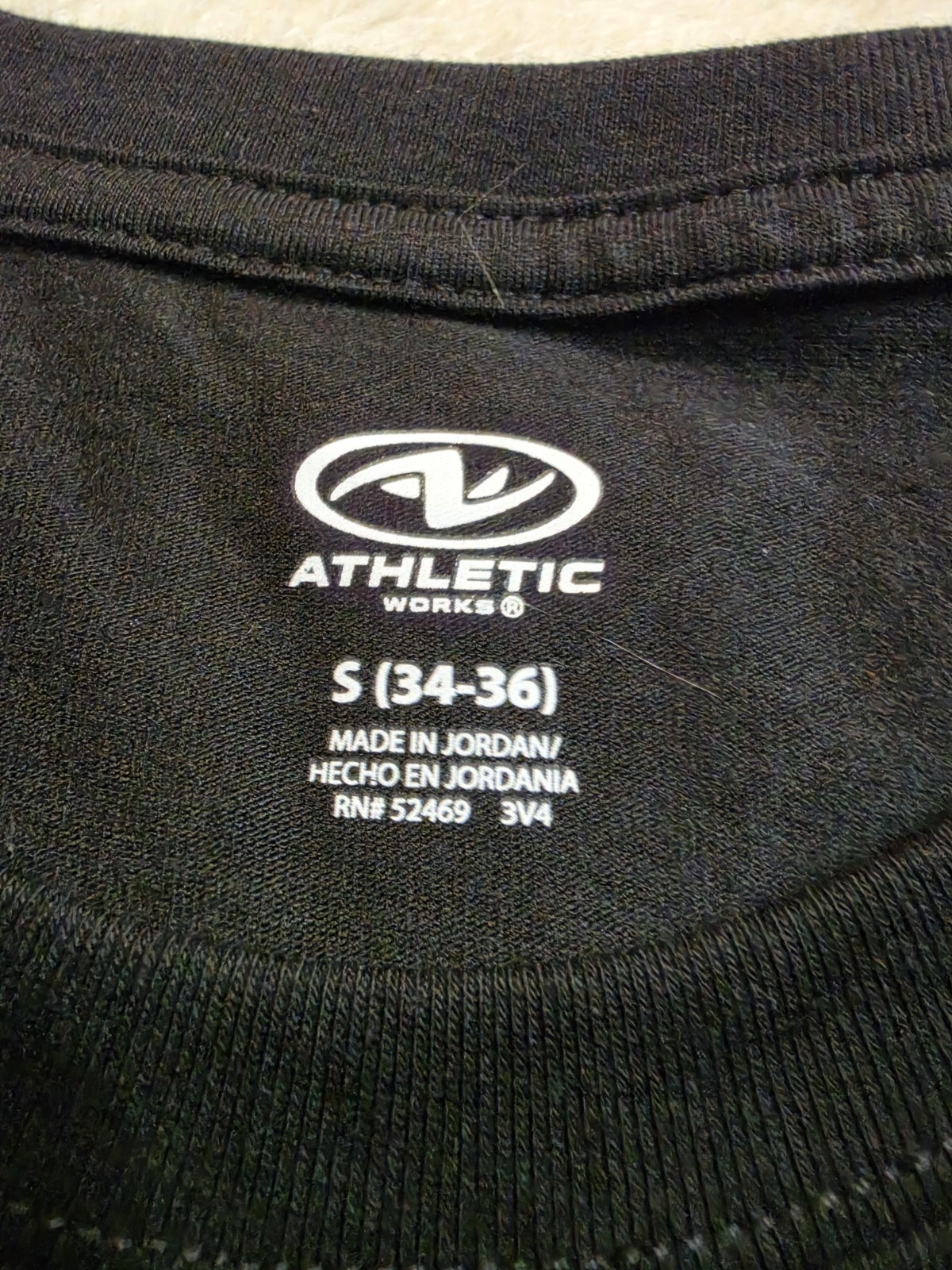NWT Athletic Works Black Moisture Wicking Crewneck Pocket T-Shirt Size Small
