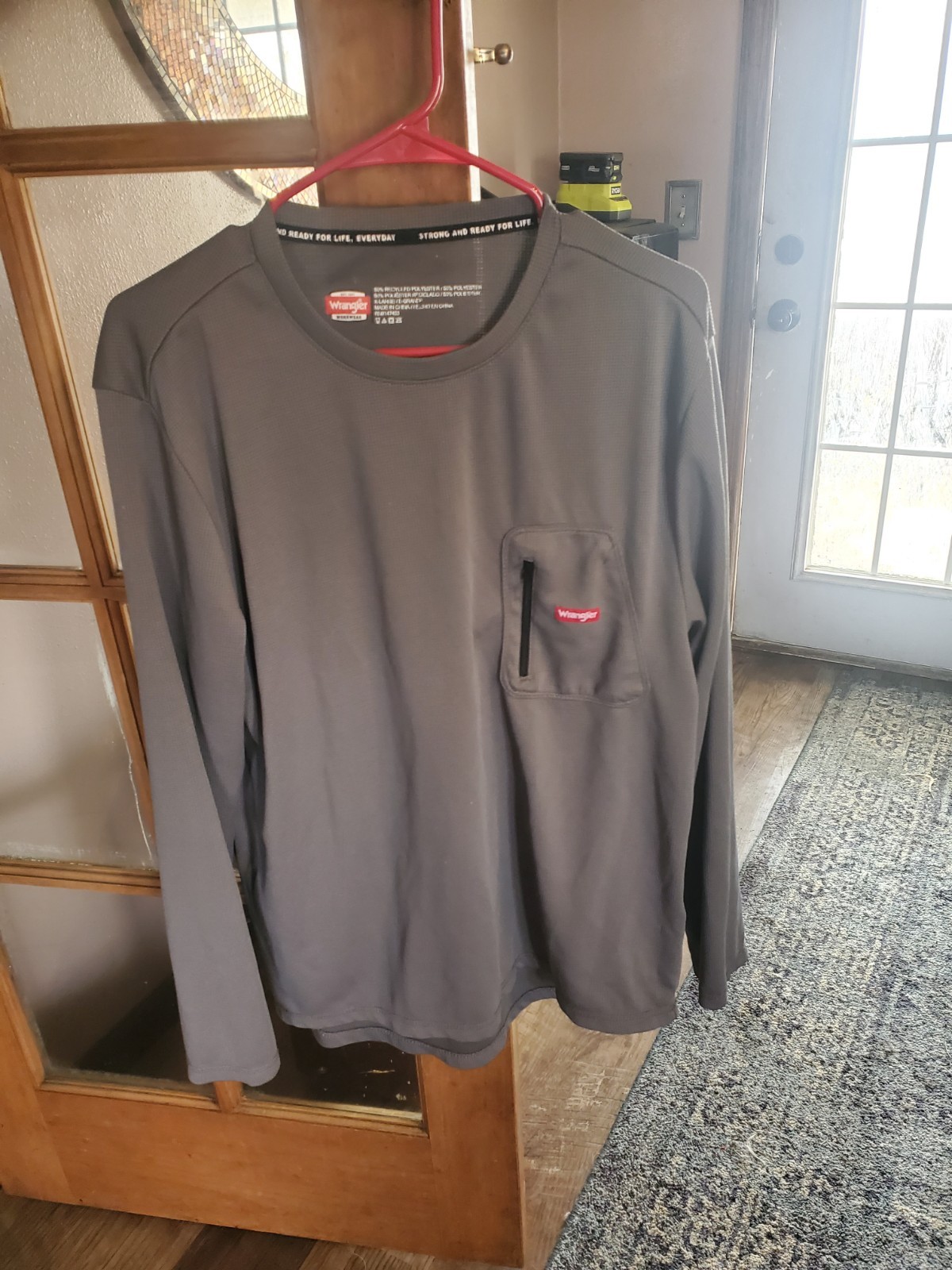 Wrangler Xl Men&rsquo;s Grey Shirt