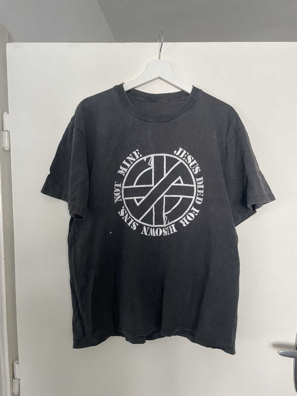 Crass band Logo Black Cotton Shirt Full size S-5XL TU392