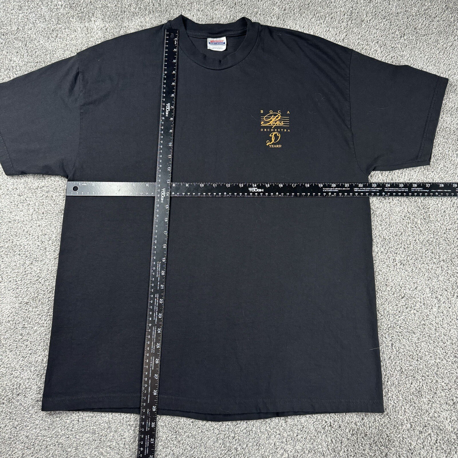 Boca Pops Orchestra T-Shirt Men&rsquo;s XL Black 50 Years February 2001 Peter Nero