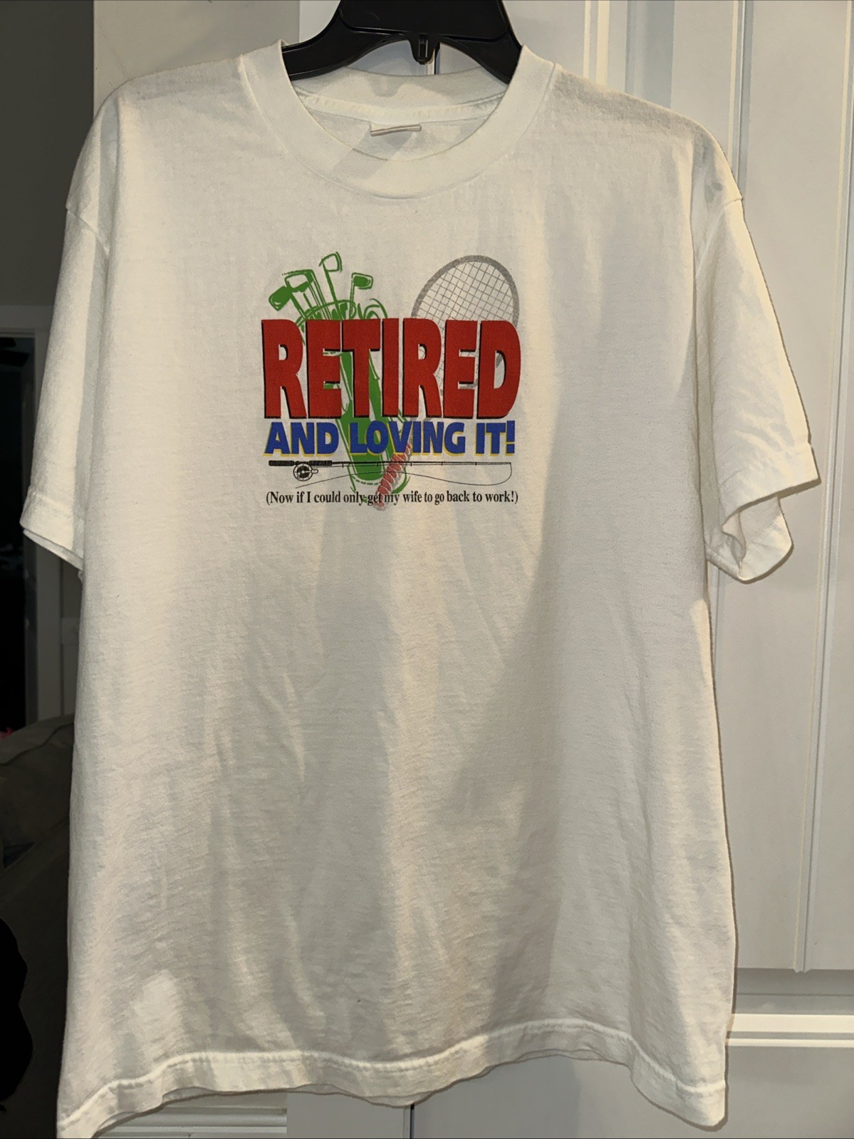 Vintage Y2K Retirement Shirt Size Large