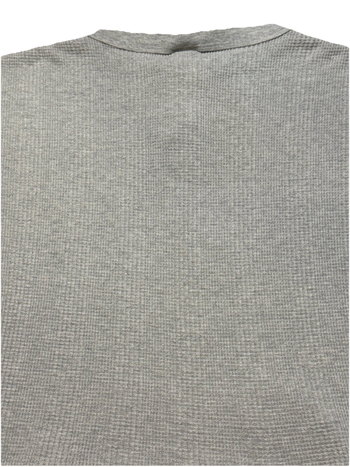 Vintage Carhartt L Gray Waffle Thermal Henley Shirt 28×22&Prime; Made in USA