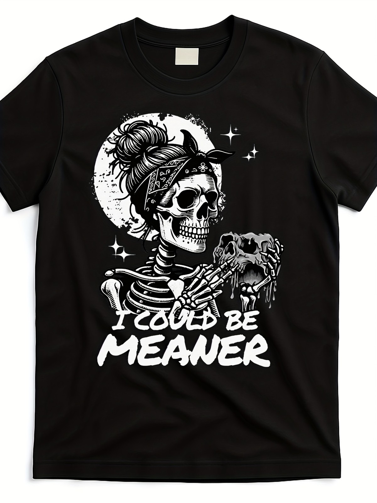 Men&rsquo;S Gothic « I Could Be Meaner » Graphic T-Shirt