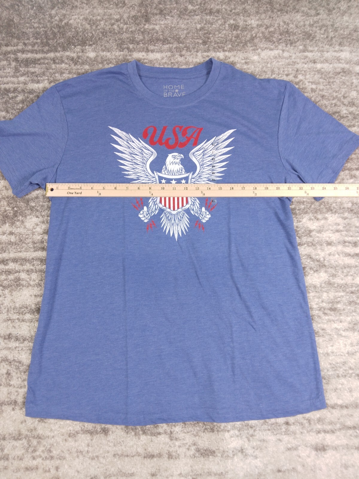 USA Freedom Liberty T Shirt XL Men&rsquo;s Graphic Logo Patriotic Home Of The Brave