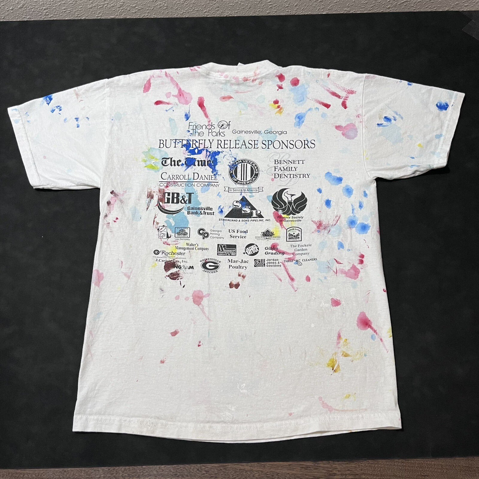 Butterfly Shirt Vintage Art All over print Science Gallery Dept Paint Splatter