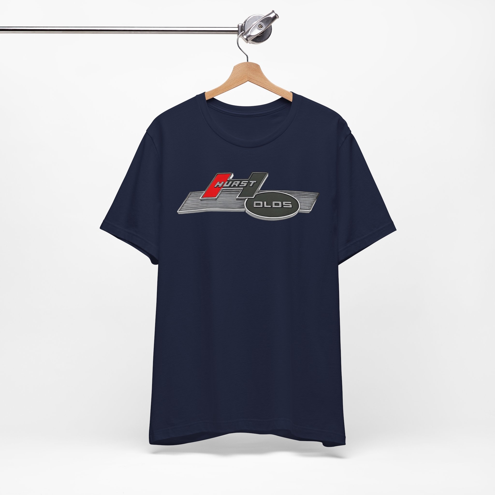 Hurst Olds T-Shirt shifter Oldsmobile muscle car V8 horsepower vintage