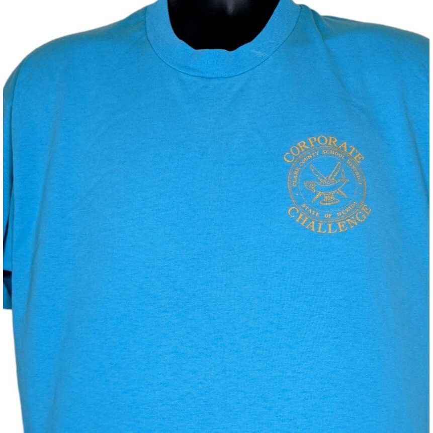 Clark County School District Vintage Tshirt Nevada Size XL Made In USA
