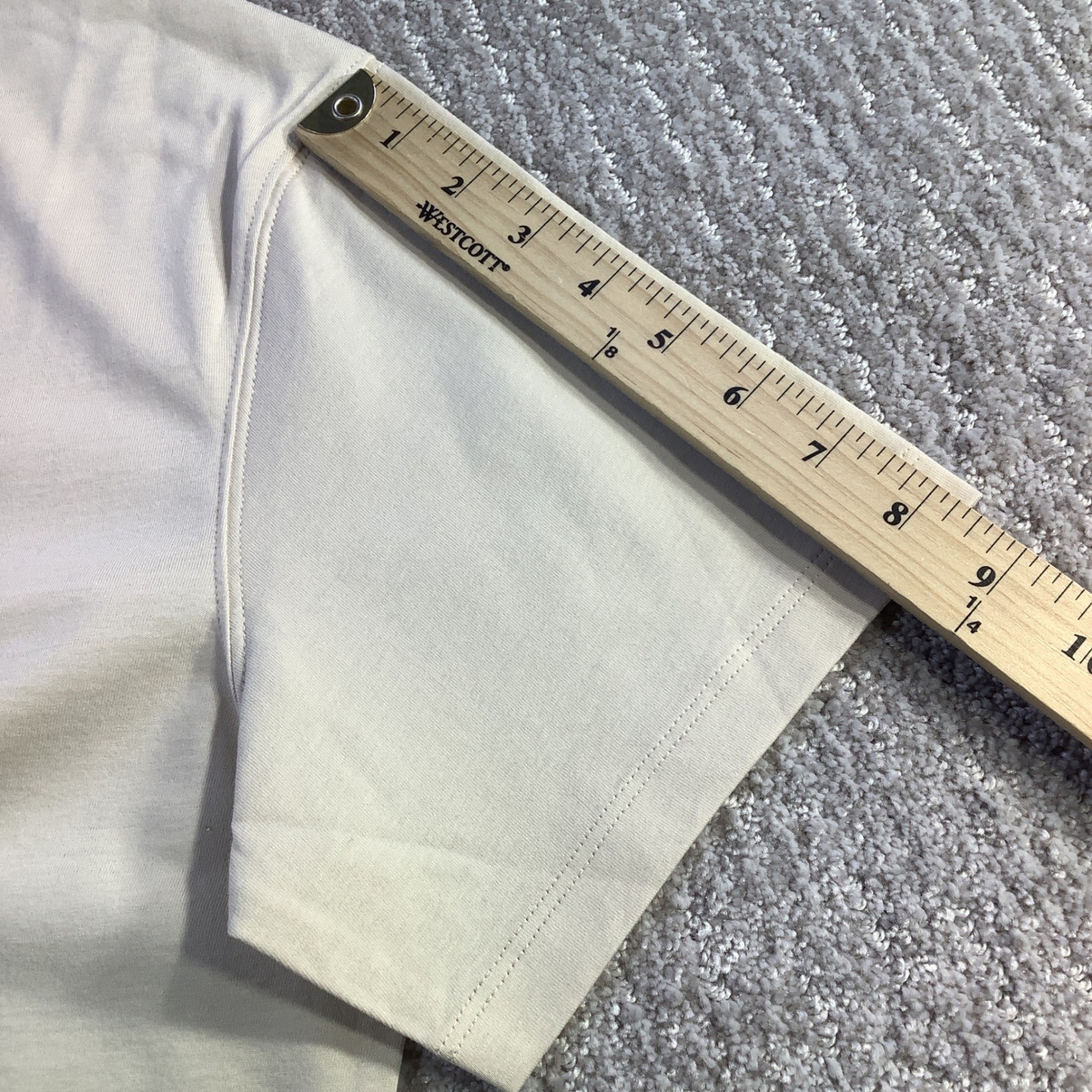 Fjallraven Kanken T-shirt Boston Chalk White Organic Cotton Unisex Small NWT