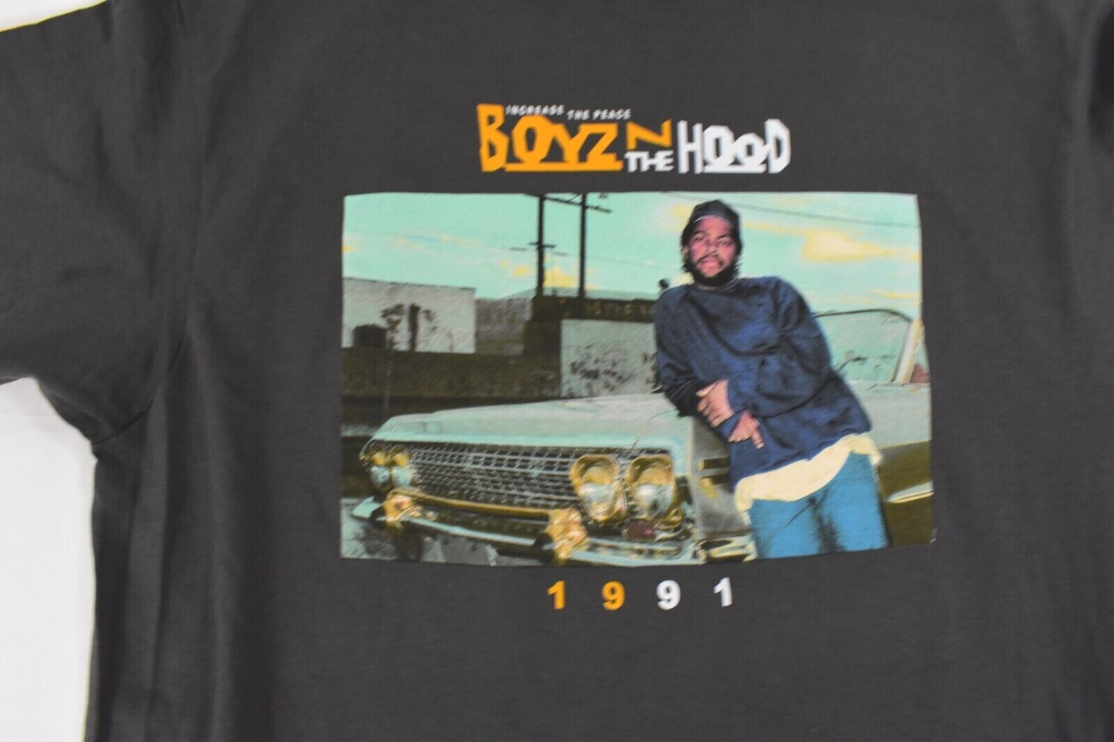 Bioworld Mens Boyz N The Hood Increase The Peace Charcoal Shirt New S, M, XL