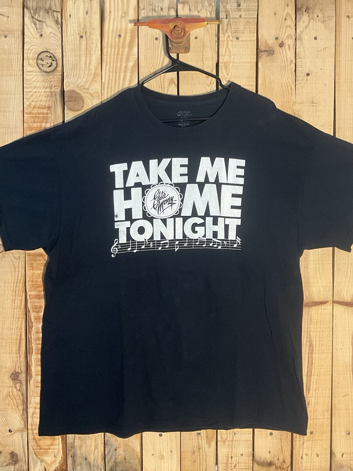 Eddie Money Take Me Home Tonight US Tour 2014 Black Shirt Men’s XXL