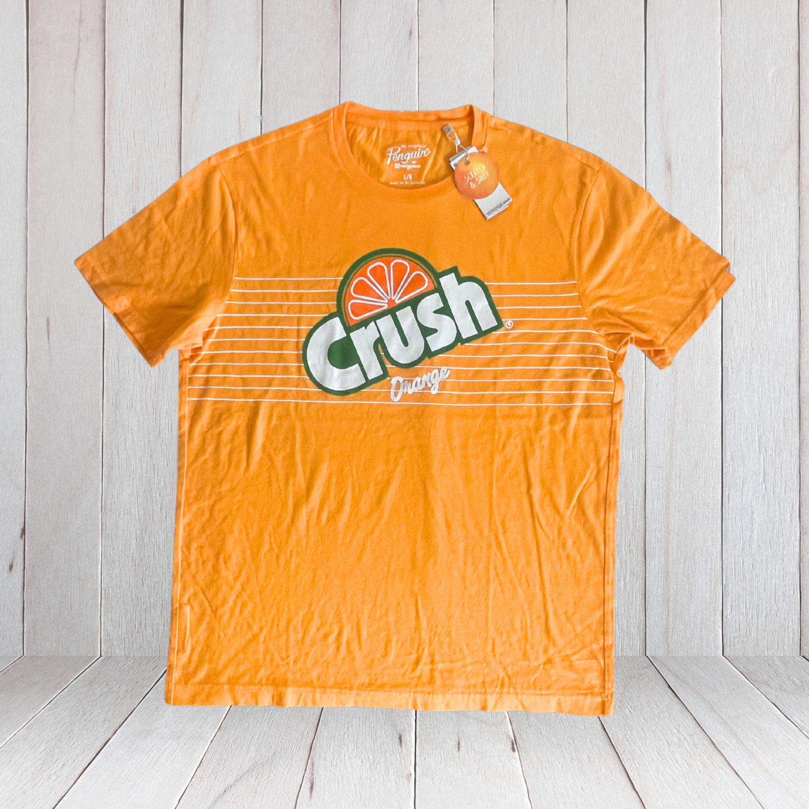 Original Penguin by Munsingwear Men&rsquo;s Apricot Crush Orange Golf Polo Shirt L