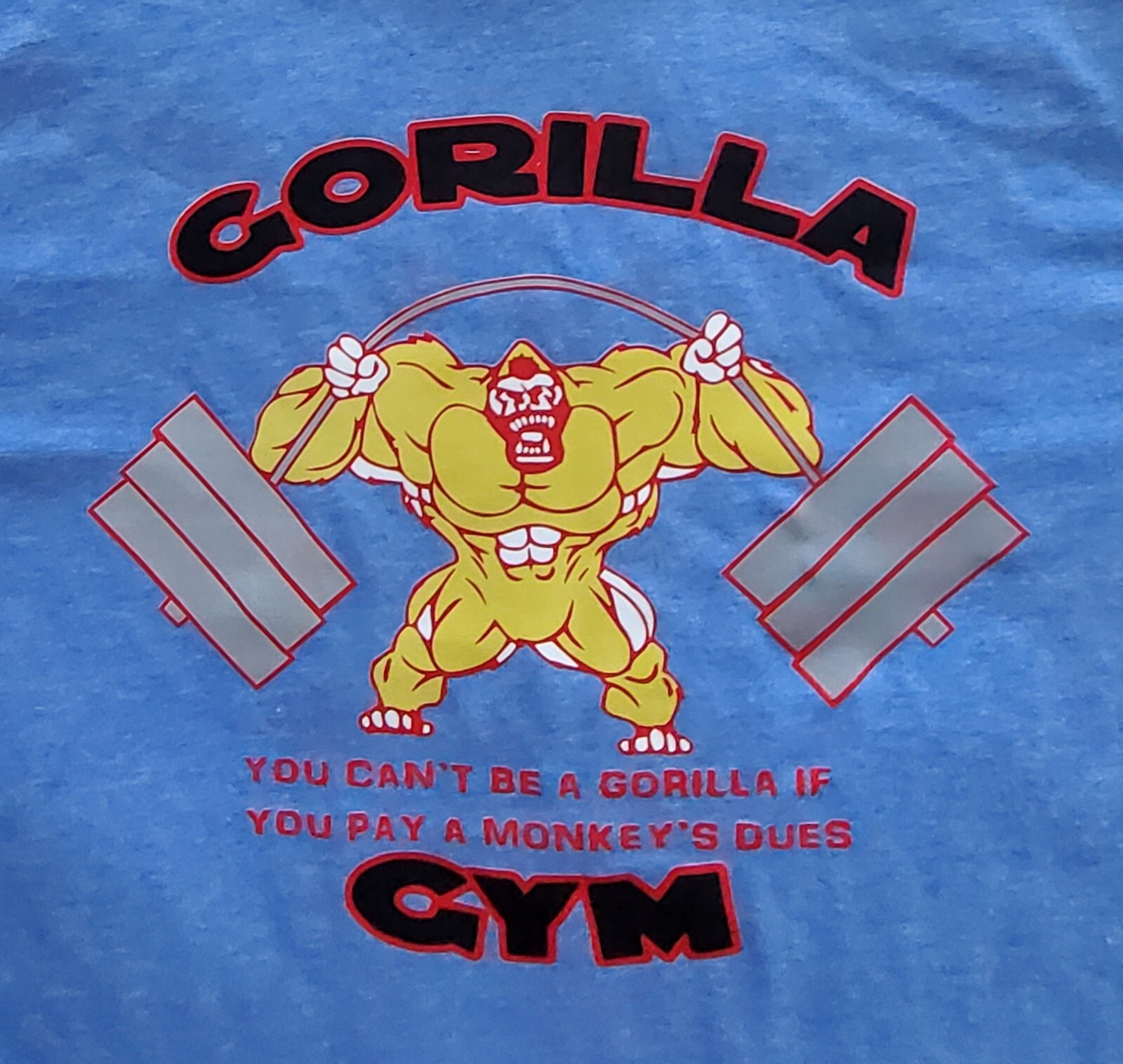Gorilla Gym Old School Bodybuilding Vintage Muscle T-Shirt Brand New Size M L XL