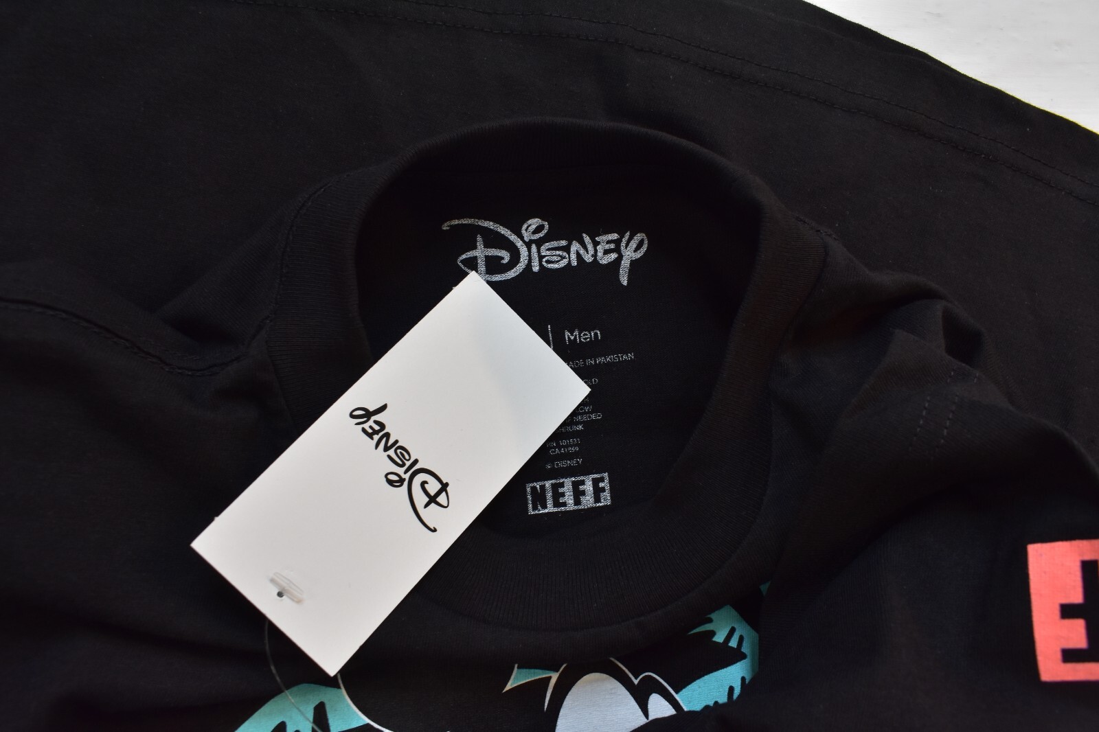 Neff X Disney Mens Mickey Mouse Peace Palms Black Shirt NWT S-XL