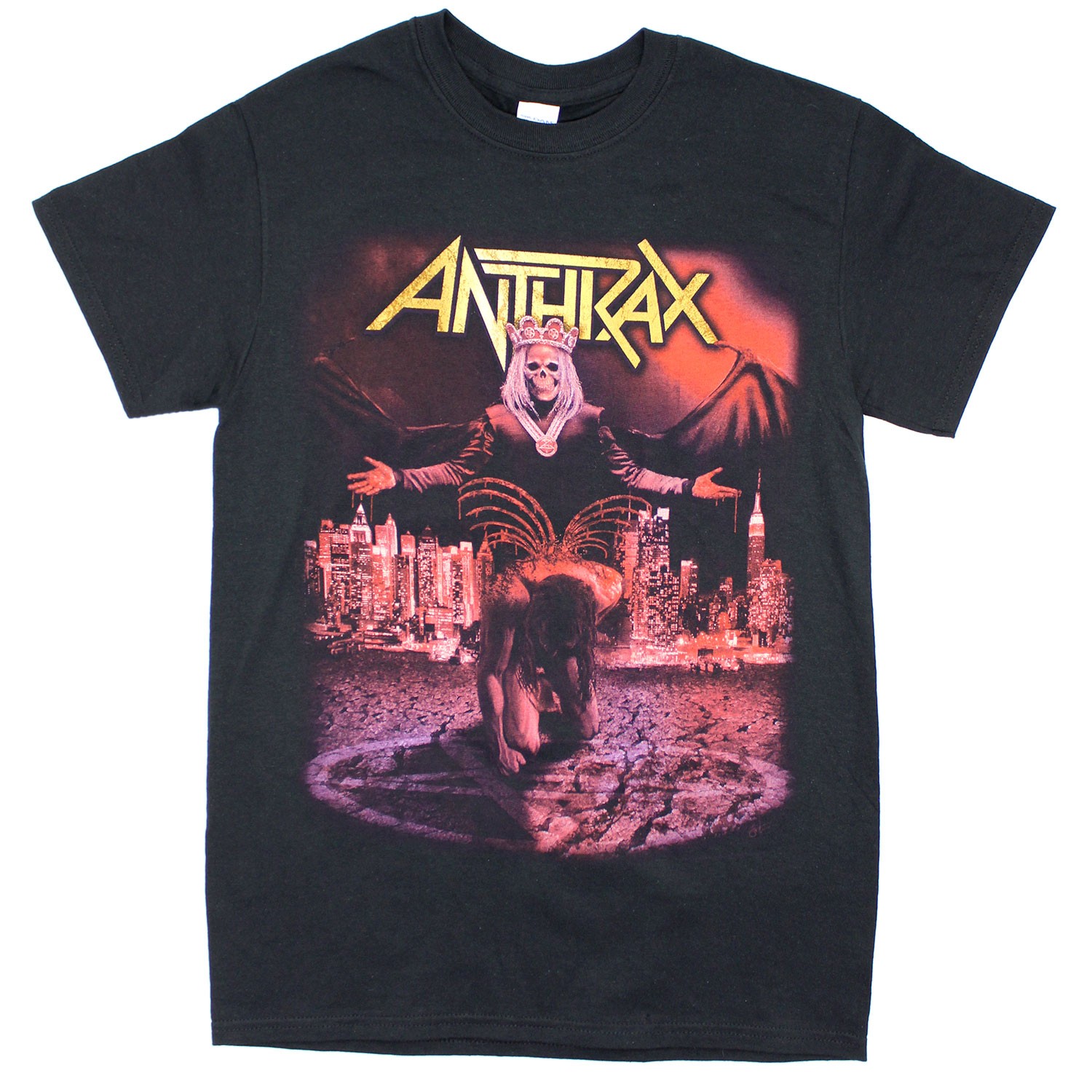 Men&rsquo;s Anthrax Bloody Wings N.A. 2016 Tour Tee T-shirt Small Black