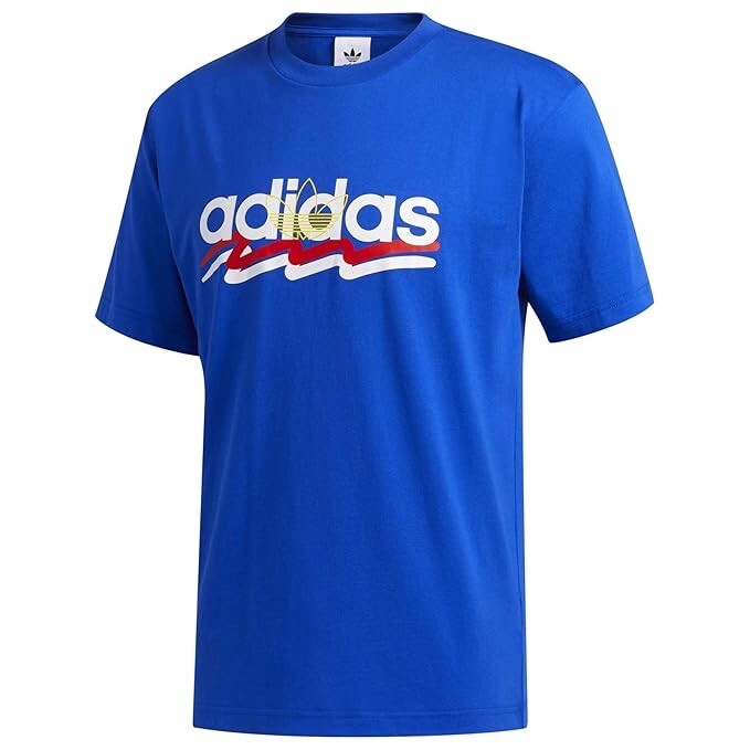 Adidas Brush Stroke Tee – New With Tags – Mens Medium – Team Royal Blue
