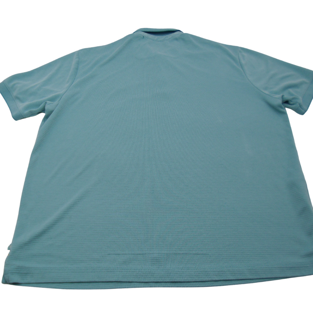 Tommy Bahama Island Zone Shirt Men&rsquo;s XL Turquoise Polo Golf Short Sleeve