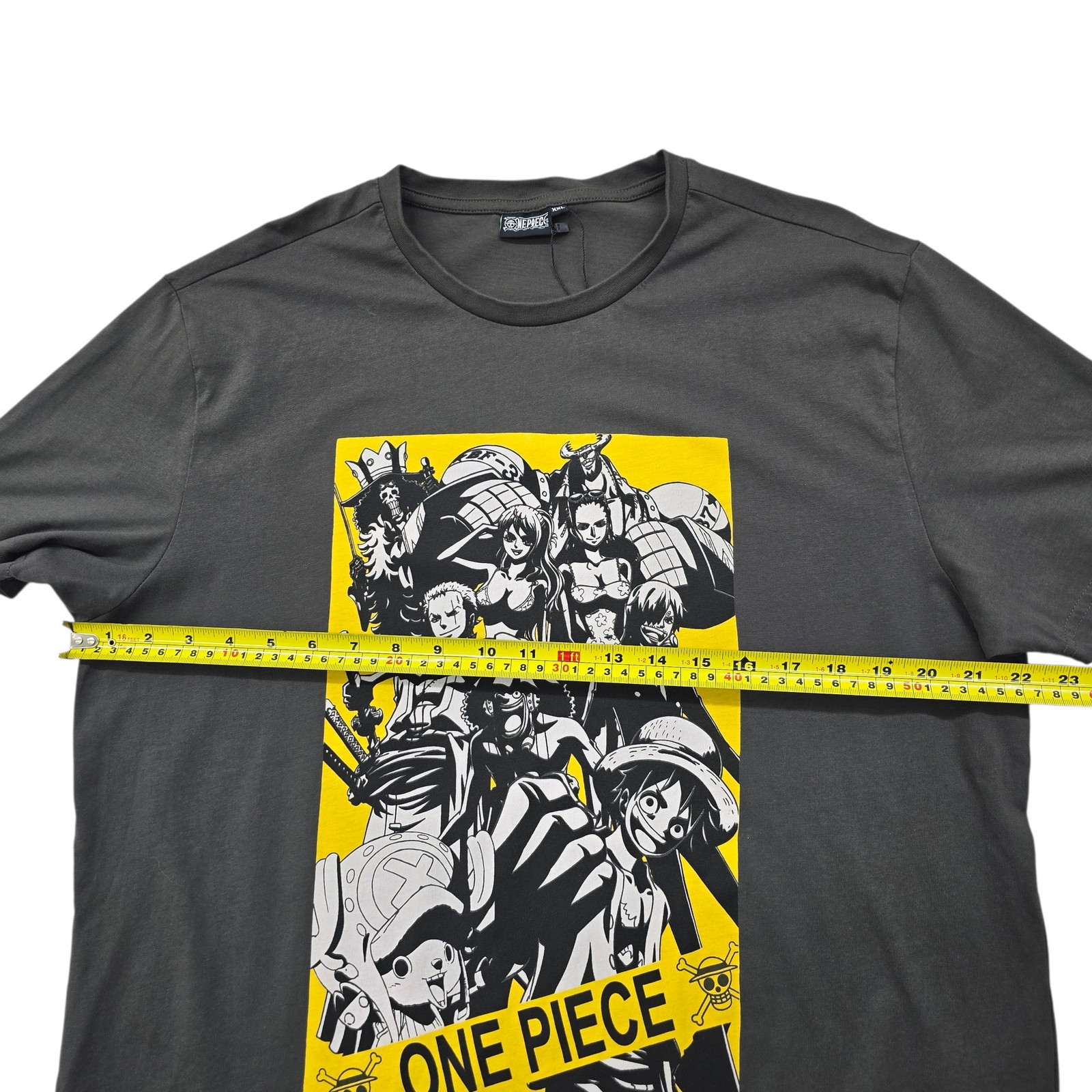 Piombo One Piece Anime Black XXL T-Shirt Italy Cotton Blend