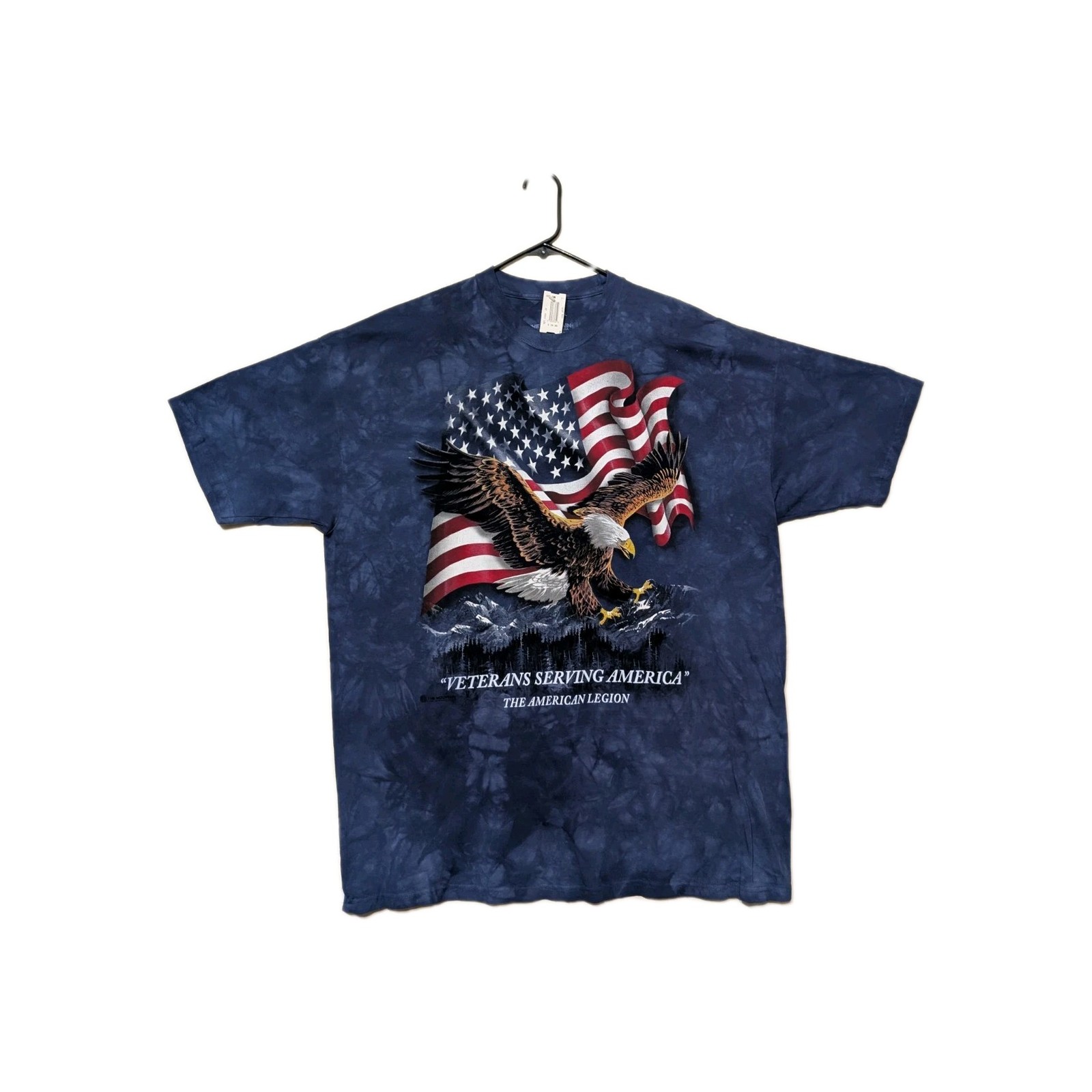 The Mountain Men&rsquo;s T-shirt Blue Veterans Serving America New Logo 2XL #3960 EUC