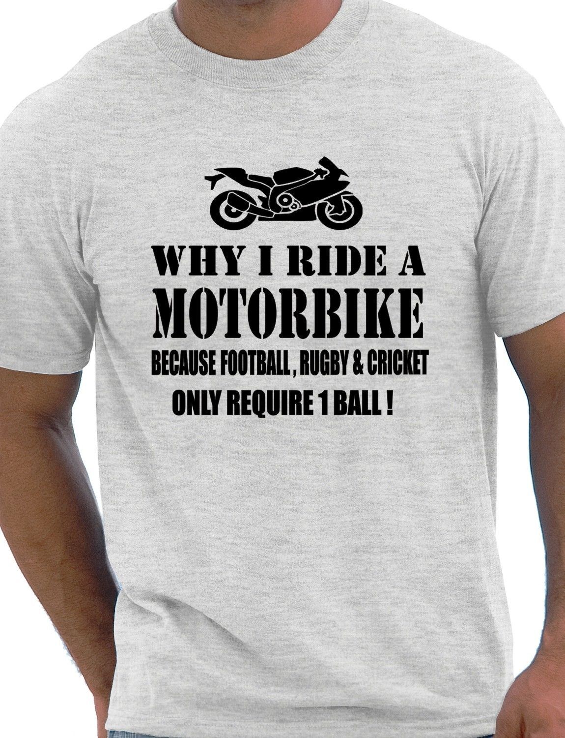 Why I Ride A Motorbike Biker Funny Mens Gift Unisex T-Shirt Size S-XXL