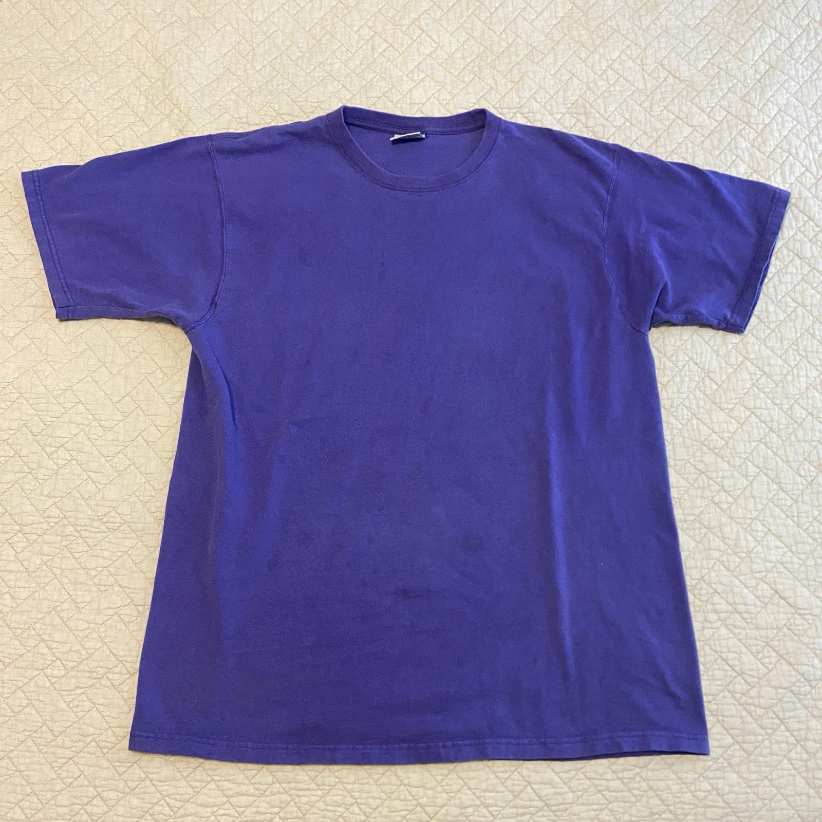 PLUMA Heavyweight Cotton Purple Blank Tee