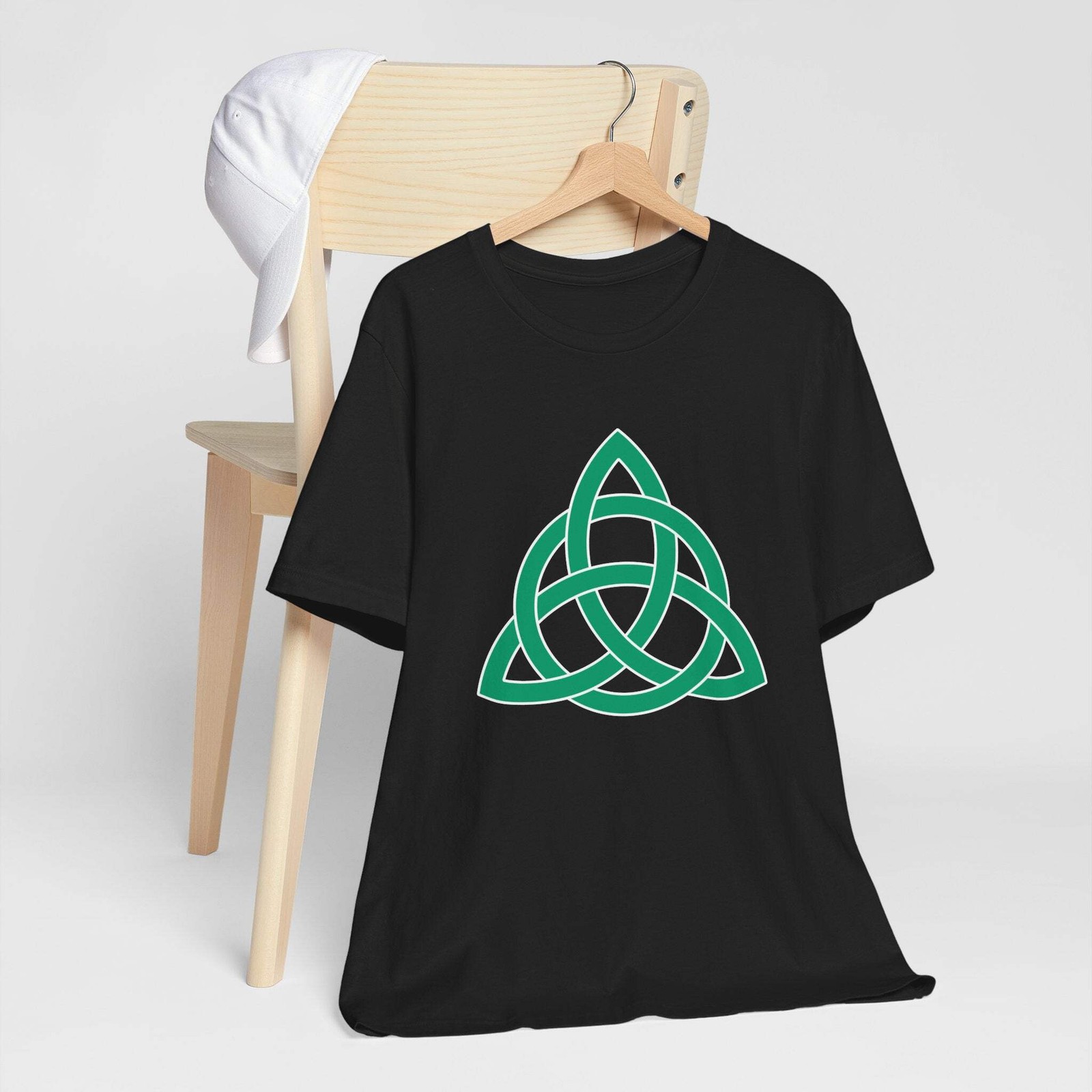 Celtic Knot Triquetra T-Shirt | Irish Trinity Knotwork Graphic Tee Shirt